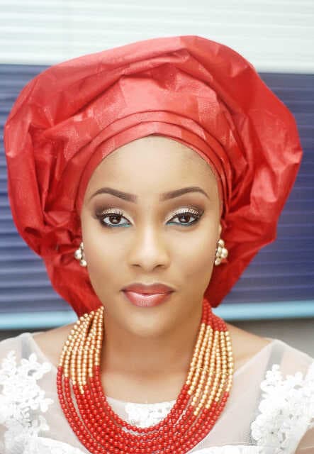 Traditional bridal look